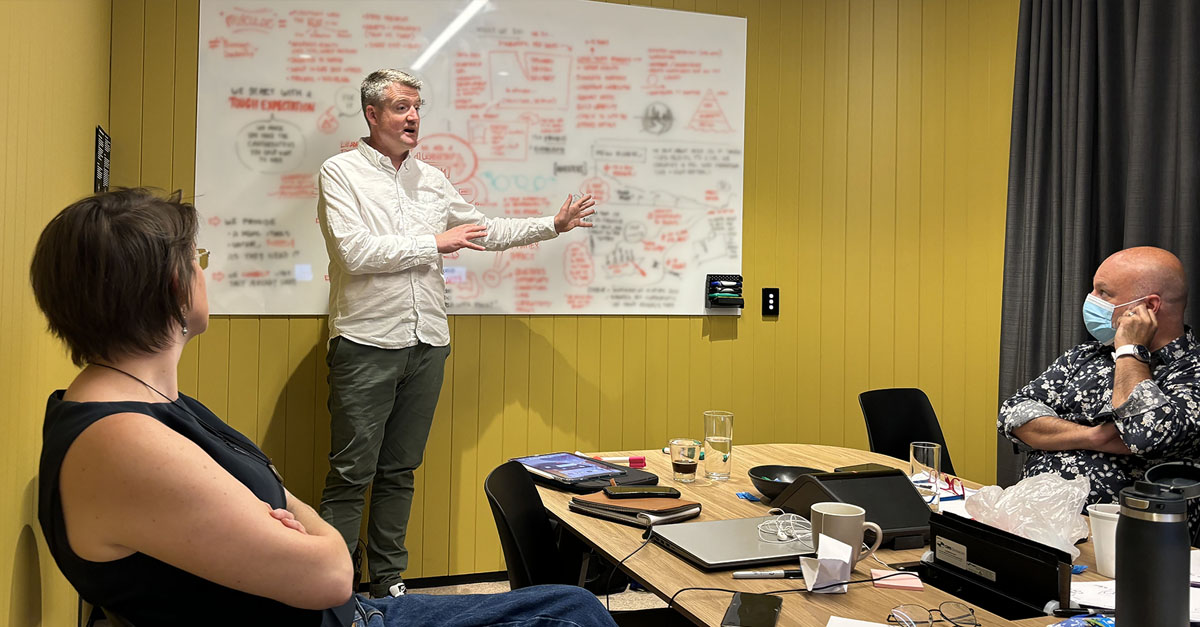 Membership Organisation Strategy consultant Steven Kryger facilitating