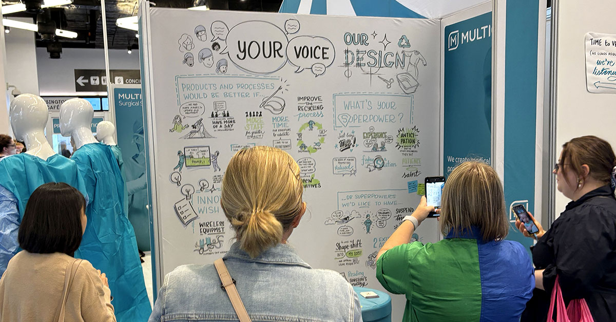 Delegate engagement at conference booths is at an all-time high when you include a graphic recording activation area