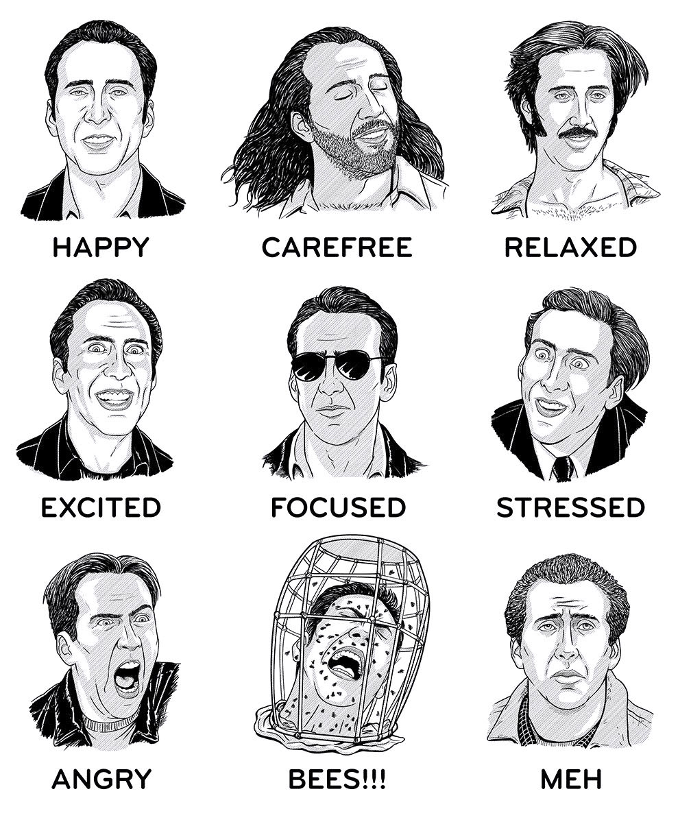 nicolas cage bees