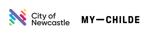 Client logos of the City of Newcastle and My Childe