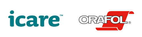 Client logos of iCare and Orofol