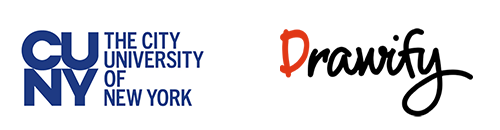 Client logos of The City of New York University and Drawify