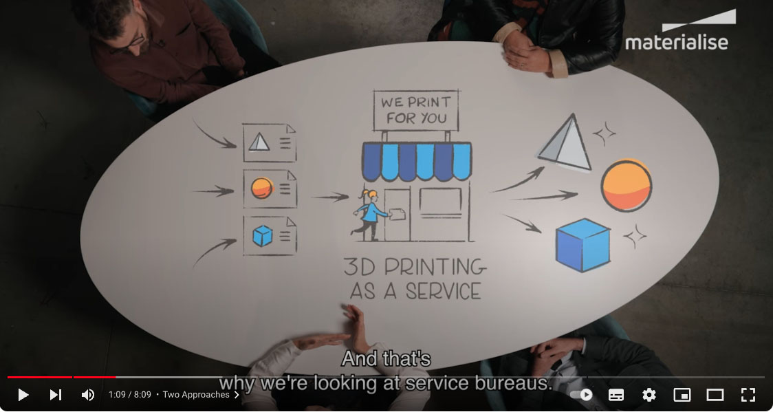 A screenshot of the video showing one of the animated sketch sequences overlaid on a table